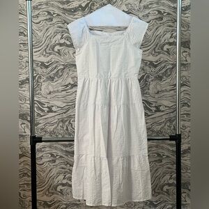 Summer Chic Girls Semi Open Back Sundress